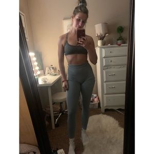 Light blue workout leggings